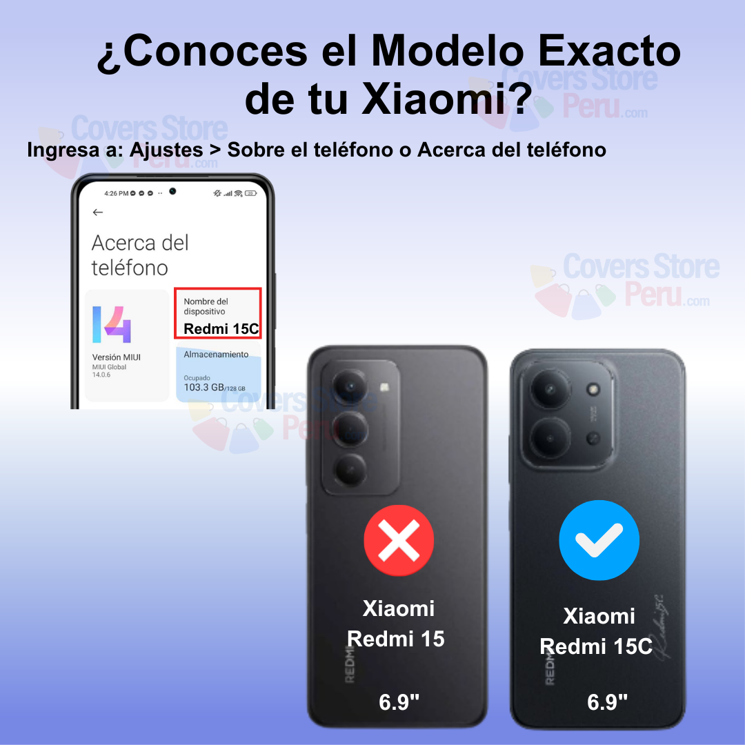 Funda para Xiaomi Redmi 15C 4G Soft Feeling Antishock Azul