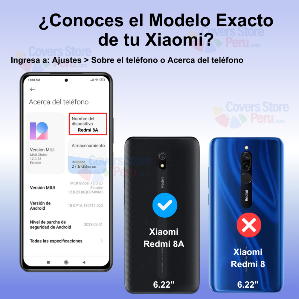 Funda para Xiaomi Redmi 8A Holder Parante + Anillo Rojo