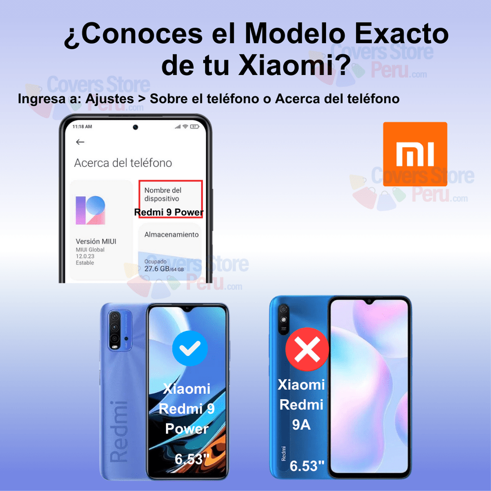 Mica de Xiaomi Redmi 9 Power Black Edition 20K Antishock