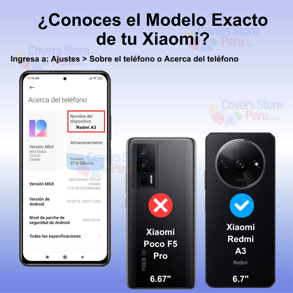 Funda Case para Xiaomi Redmi A3 Space Original
