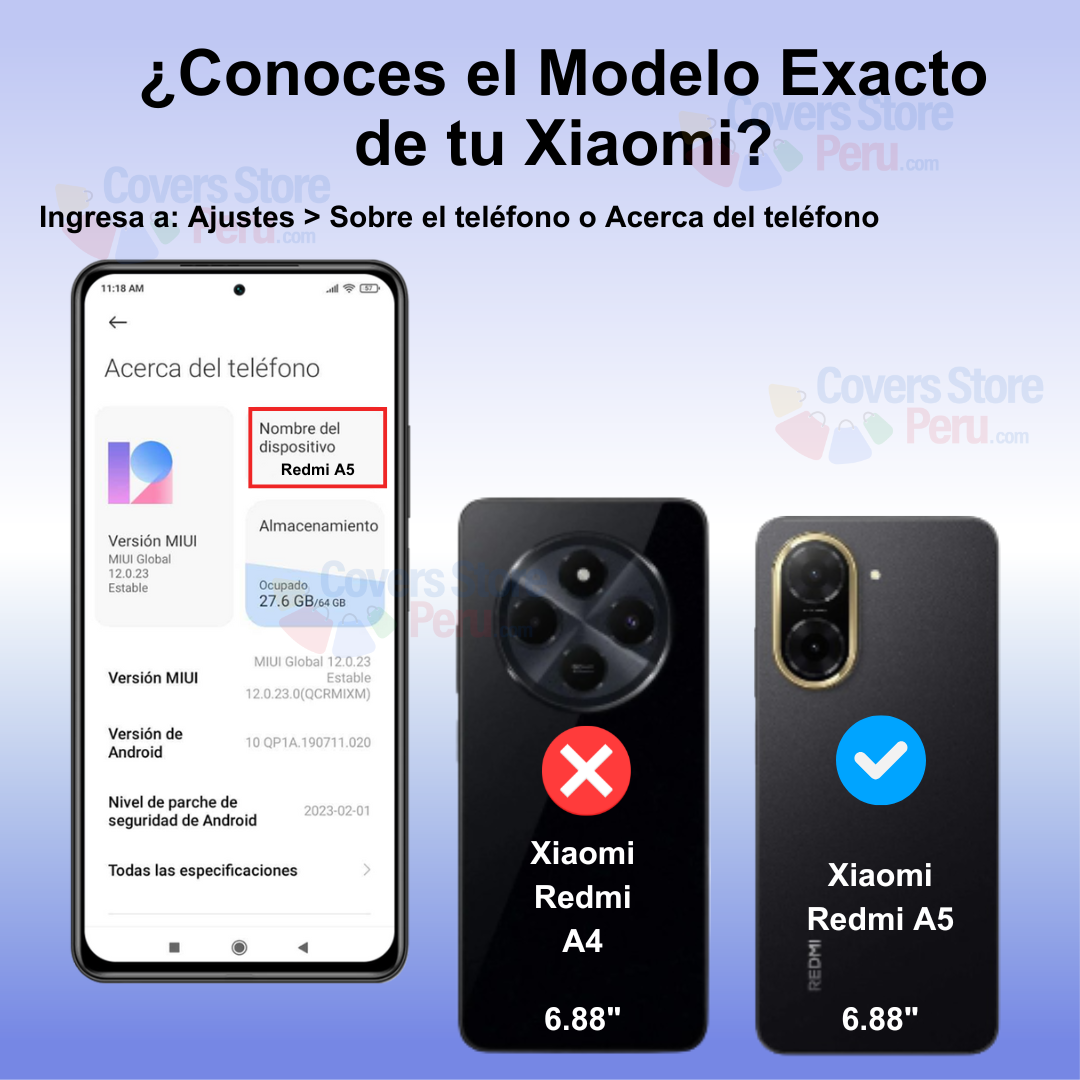 Funda Case para Xiaomi Redmi A5 Space Original