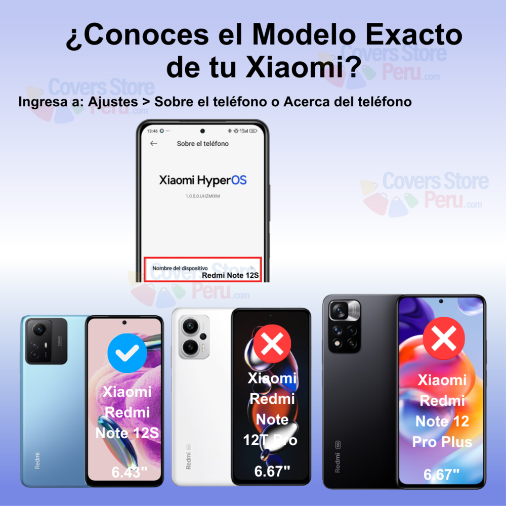 Mica para Xiaomi Redmi Note 12S Vidrio Templado Anti-Espía