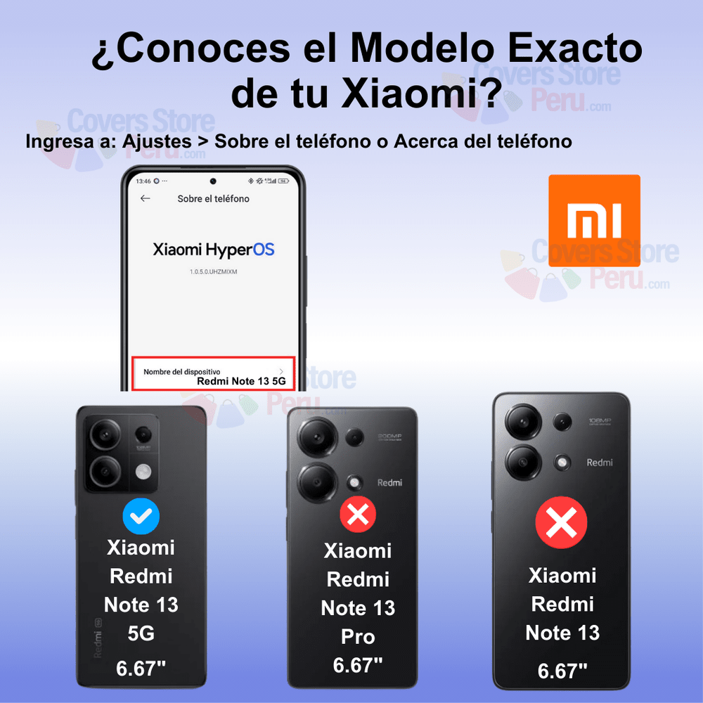 Funda para Xiaomi Redmi Note 13 5G TPU esquinas reforzadas