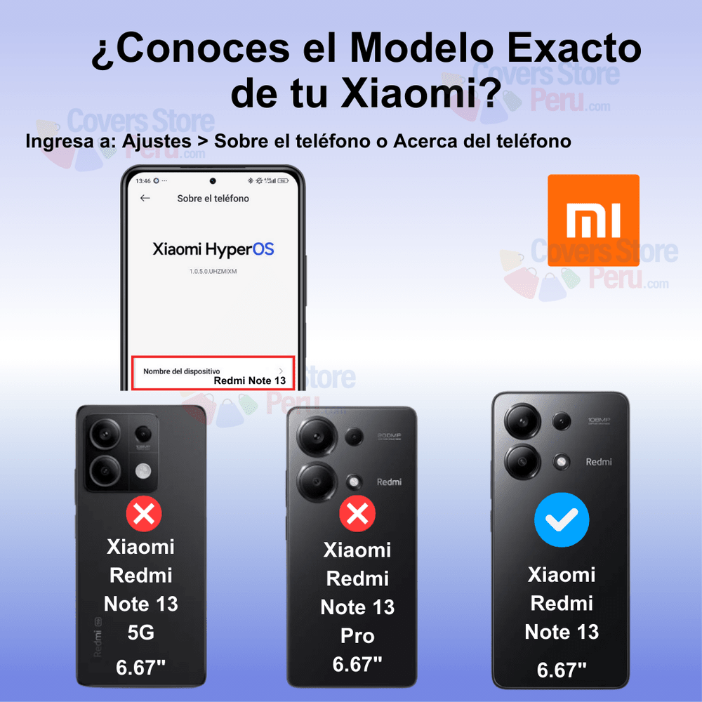 Funda for Xiaomi Redmi Note 13  Space Original Transparente