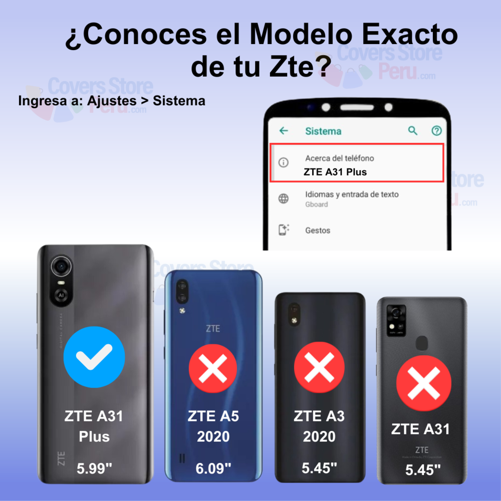 Funda para Zte A31 Plus Ahumado con Anillo Rojo Antishock