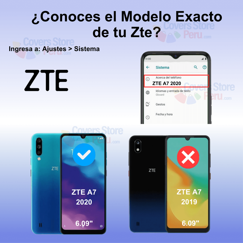 Mica para Zte A7 2020 Protector de Pantalla de Vidrio 9D