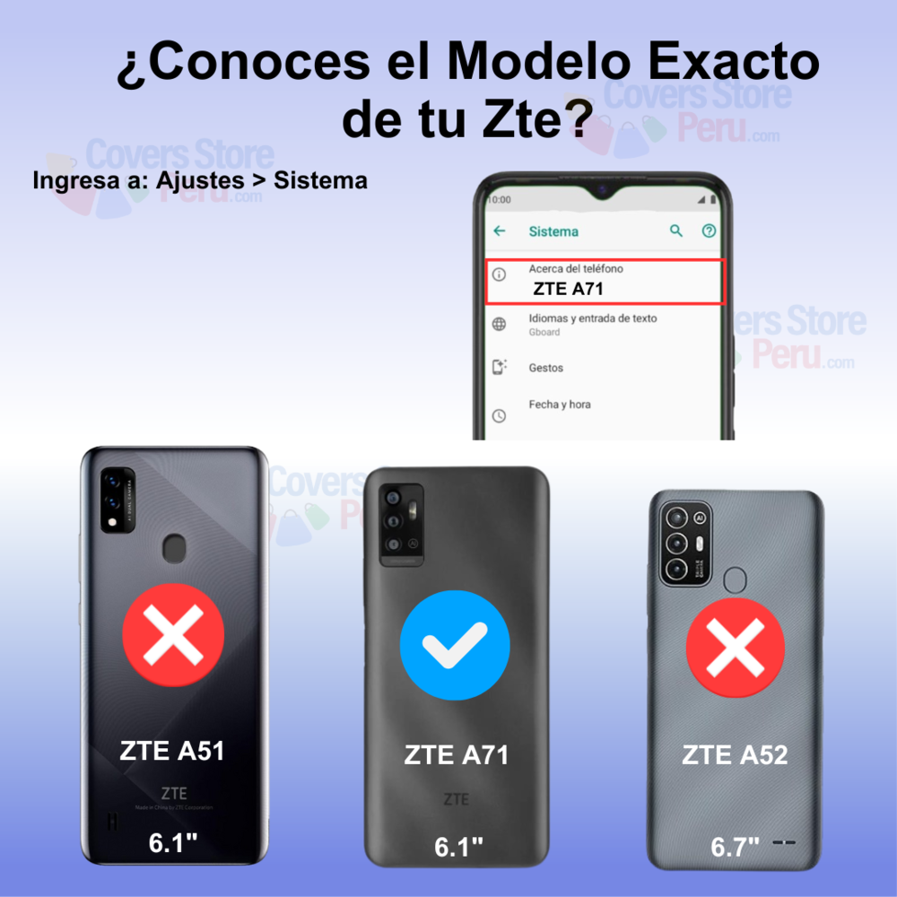 Funda Case para Zte A71 Jelly Pearl Rosa