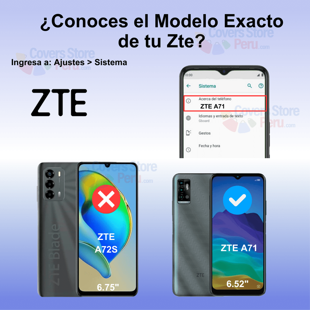 Mica para Zte A71 Protector de Pantalla Vidrio 9D Antishock