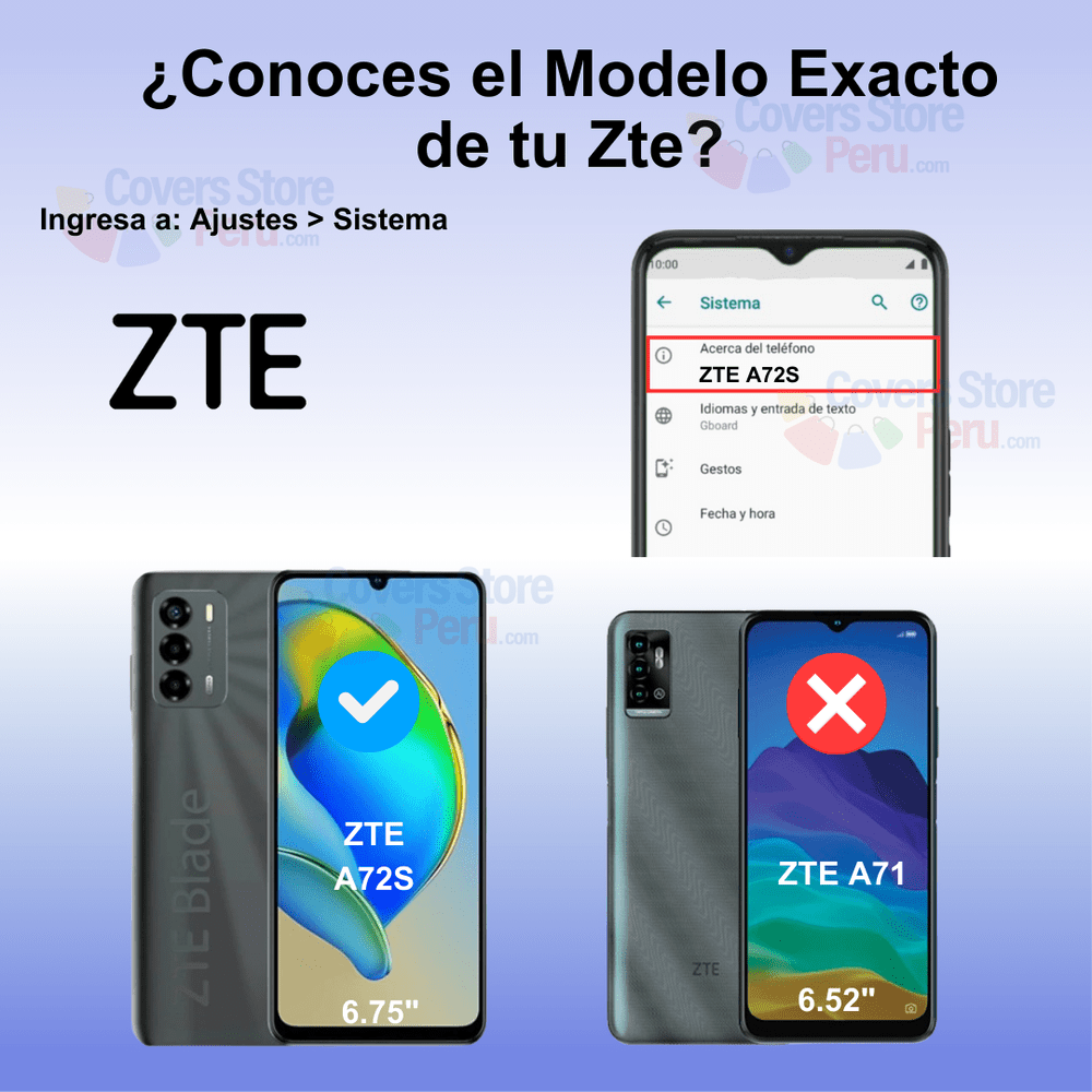 Mica para Zte A72s Film Hydrogel Anti-Espía Antishock