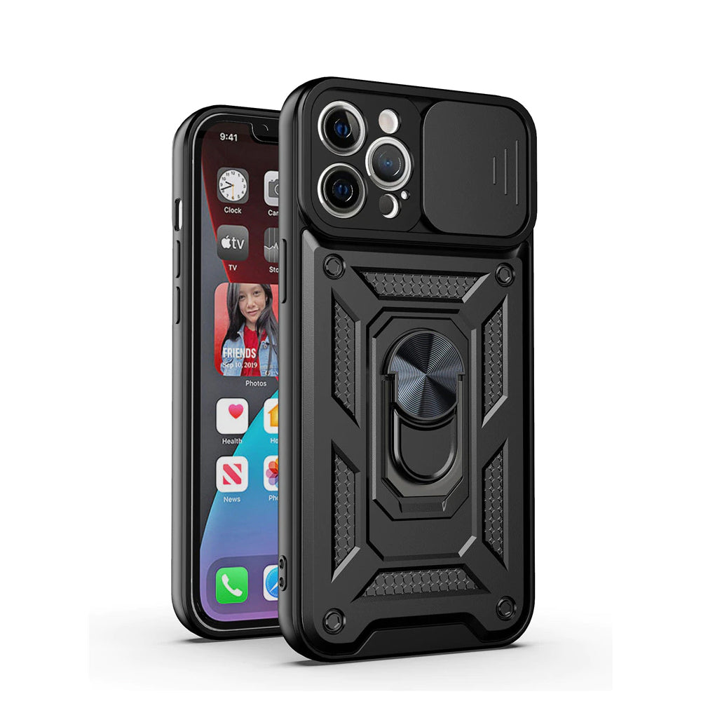Funda Case para Samsung A37 Holder Protector Camara Negro