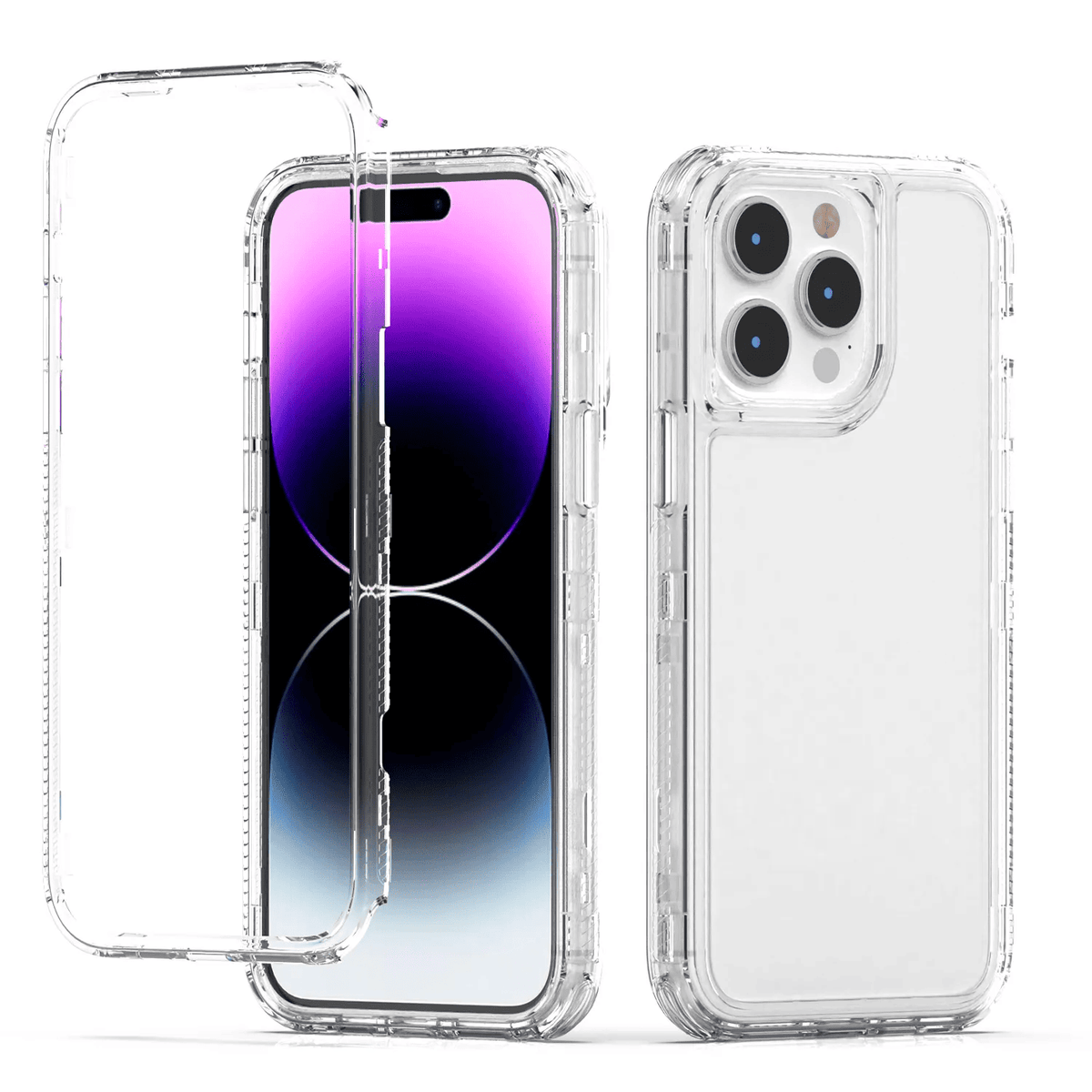 Funda Case para Motorola Moto E15 Transparente 360°