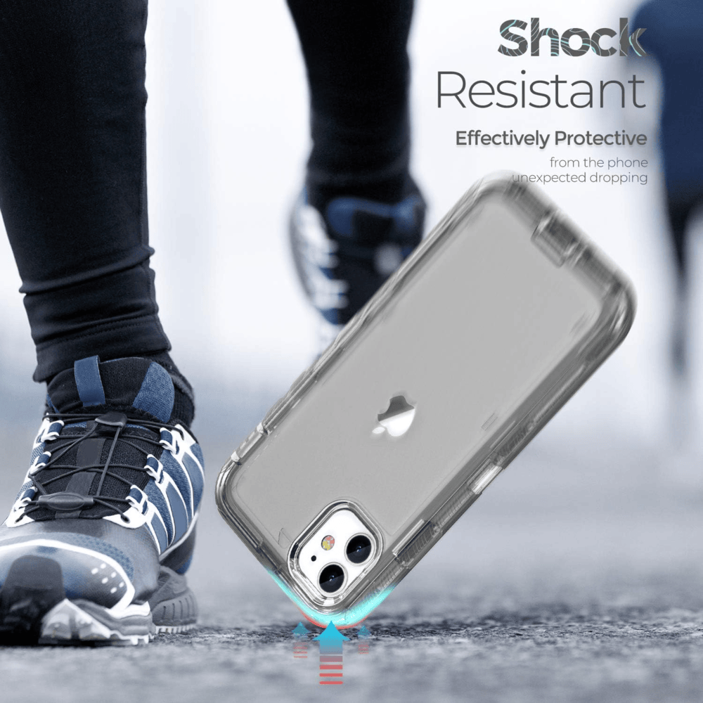 Funda para Xiaomi Poco C75 Adventure Drop Clear Gris