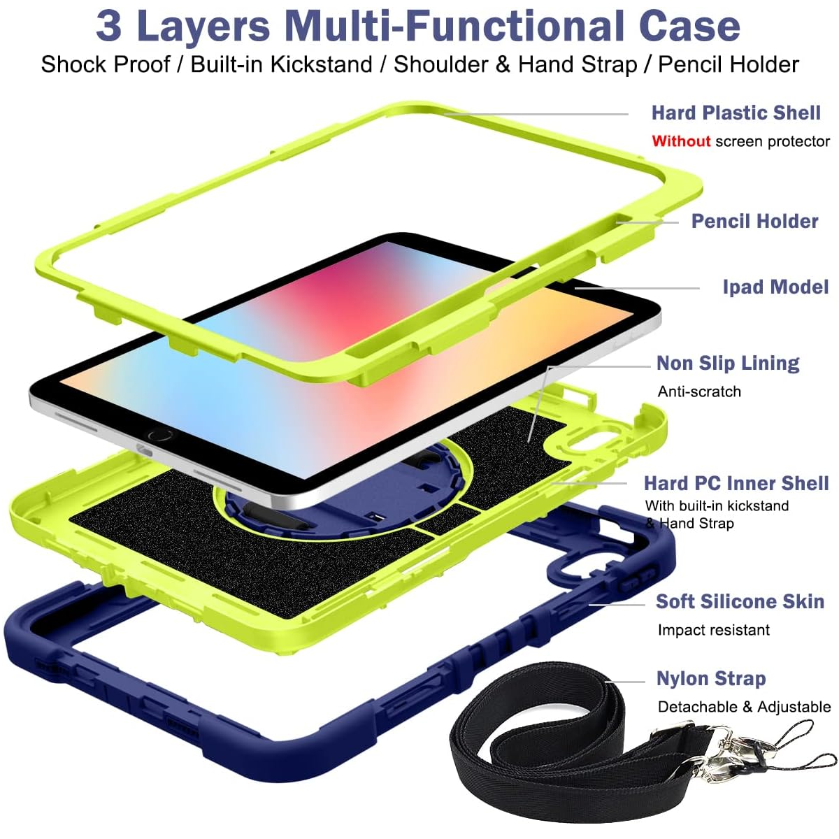 Funda para Xiaomi Redmi Pad 2 11" - UrbanForce Azul 360
