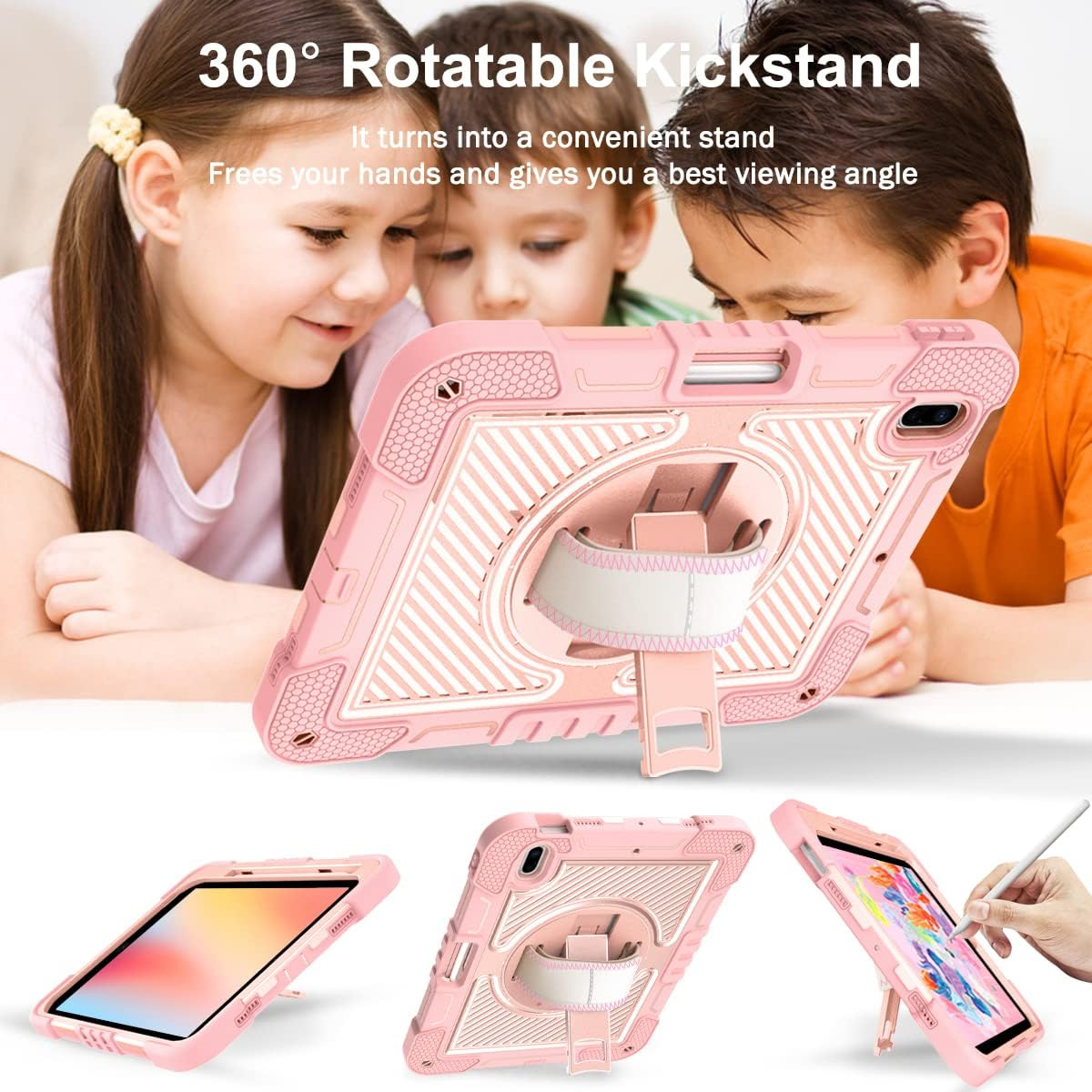 Funda para Xiaomi Redmi Pad 2 11" - UrbanForce Rosa 360