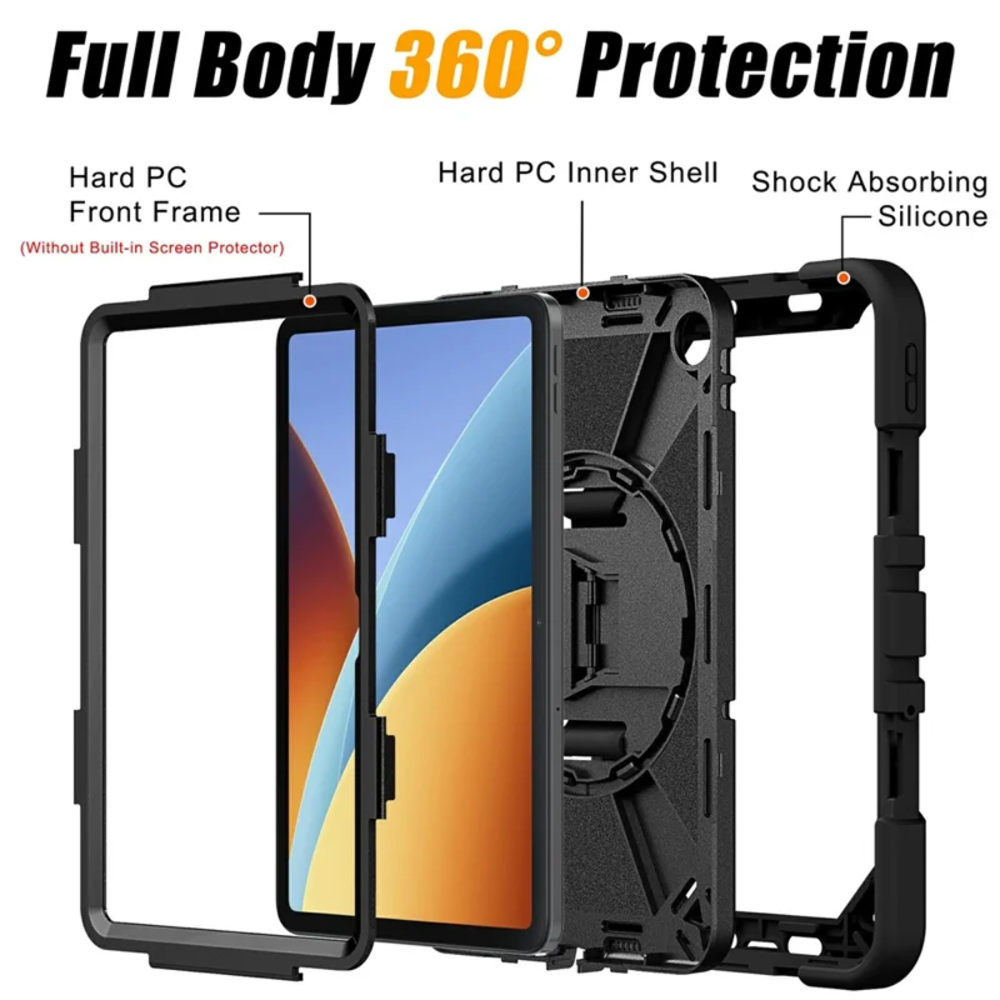 Funda para Samsung Tab A9 Plus 11" Armor 360° Negro Antishock