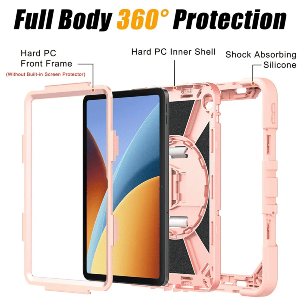 Funda para iPad Pro M4 11" Armor 360° Rosa Antishock