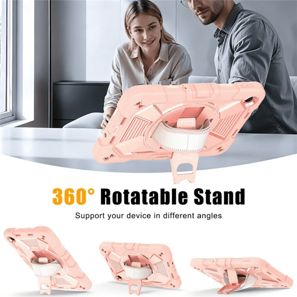 Funda para iPad Pro M4 11" Armor 360° Rosa Antishock
