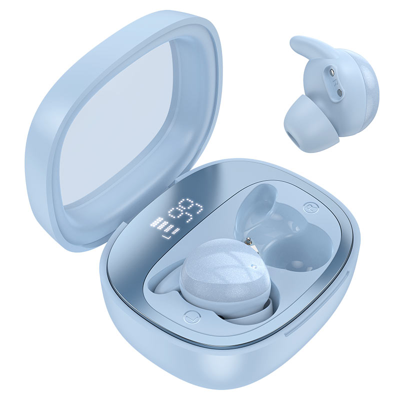 Audífonos Inalambricos Hoco EW65 Bluetooth Sleep Mini Azul