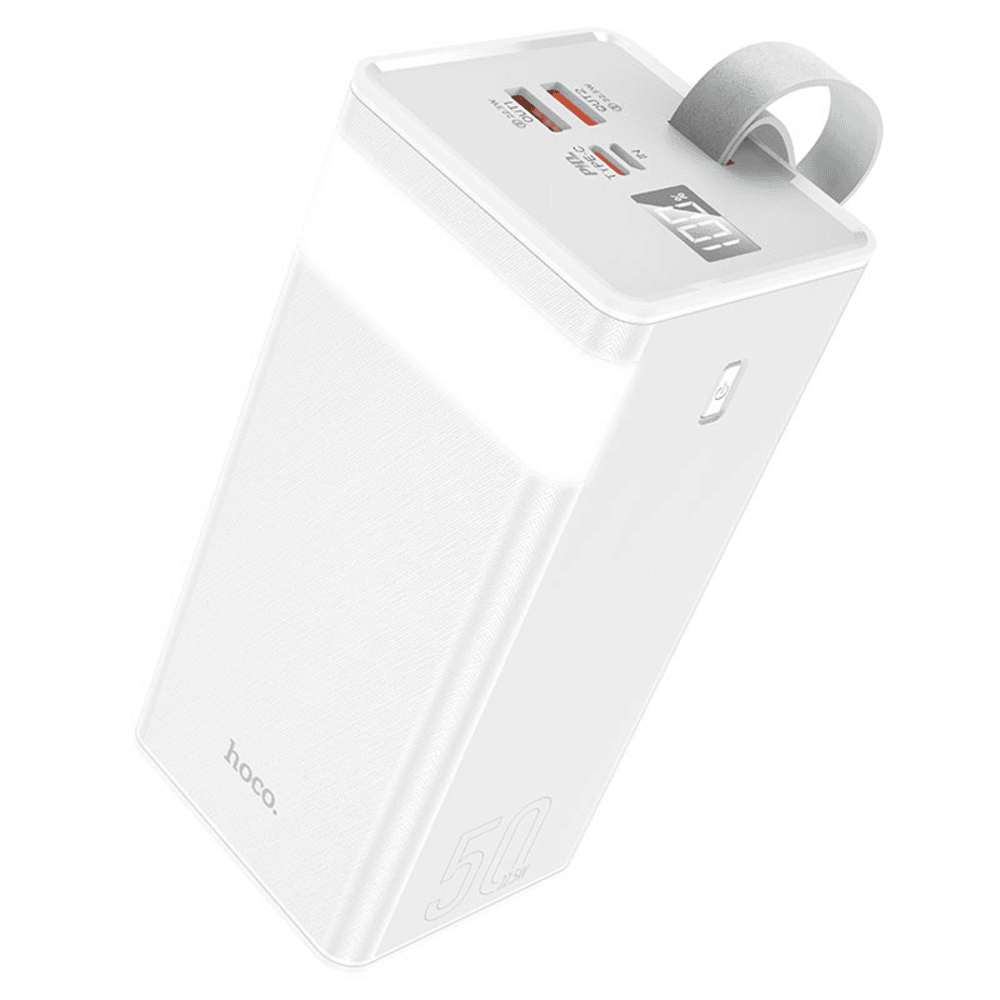 Power Bank 50000mAh Hoco J86A Pantalla digital LED Blanco