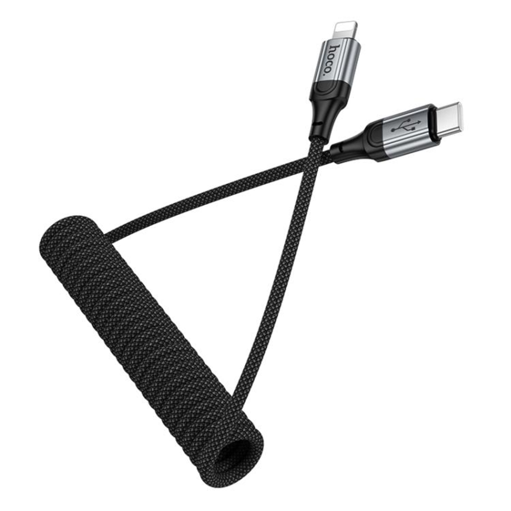 Cable Hoco X121 Nuevo Tipo-C a iP PD 27W Carga Rápida Negro