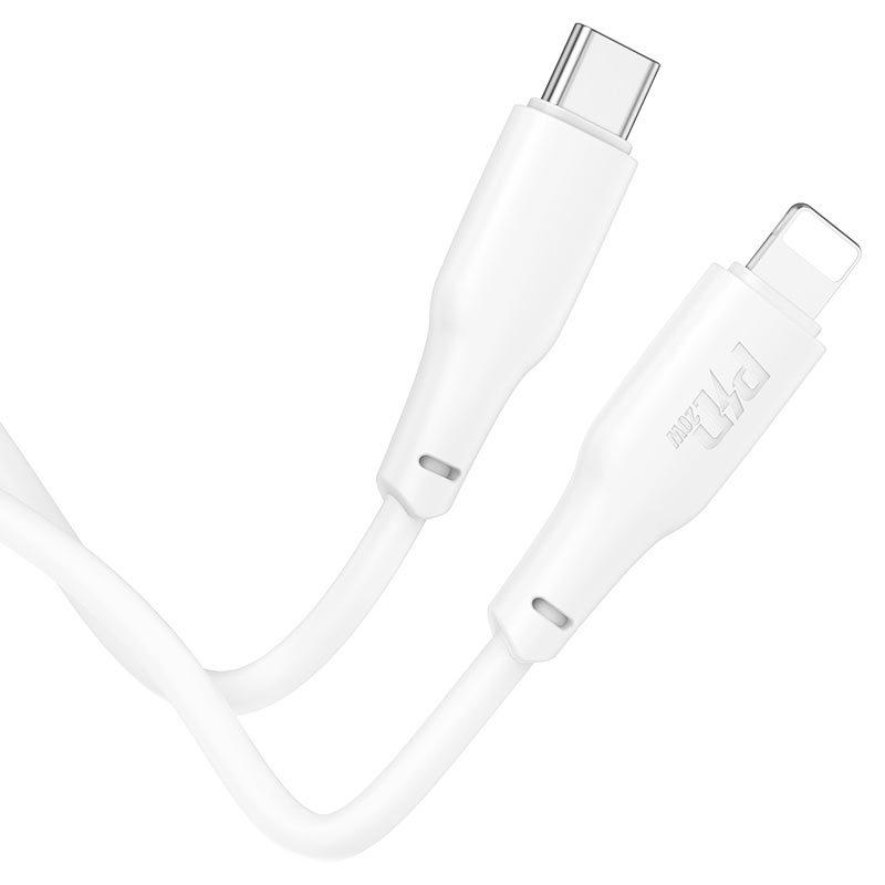 Cable Hoco X93 Force Tipo-C a iP PD 20W 2m Blanco