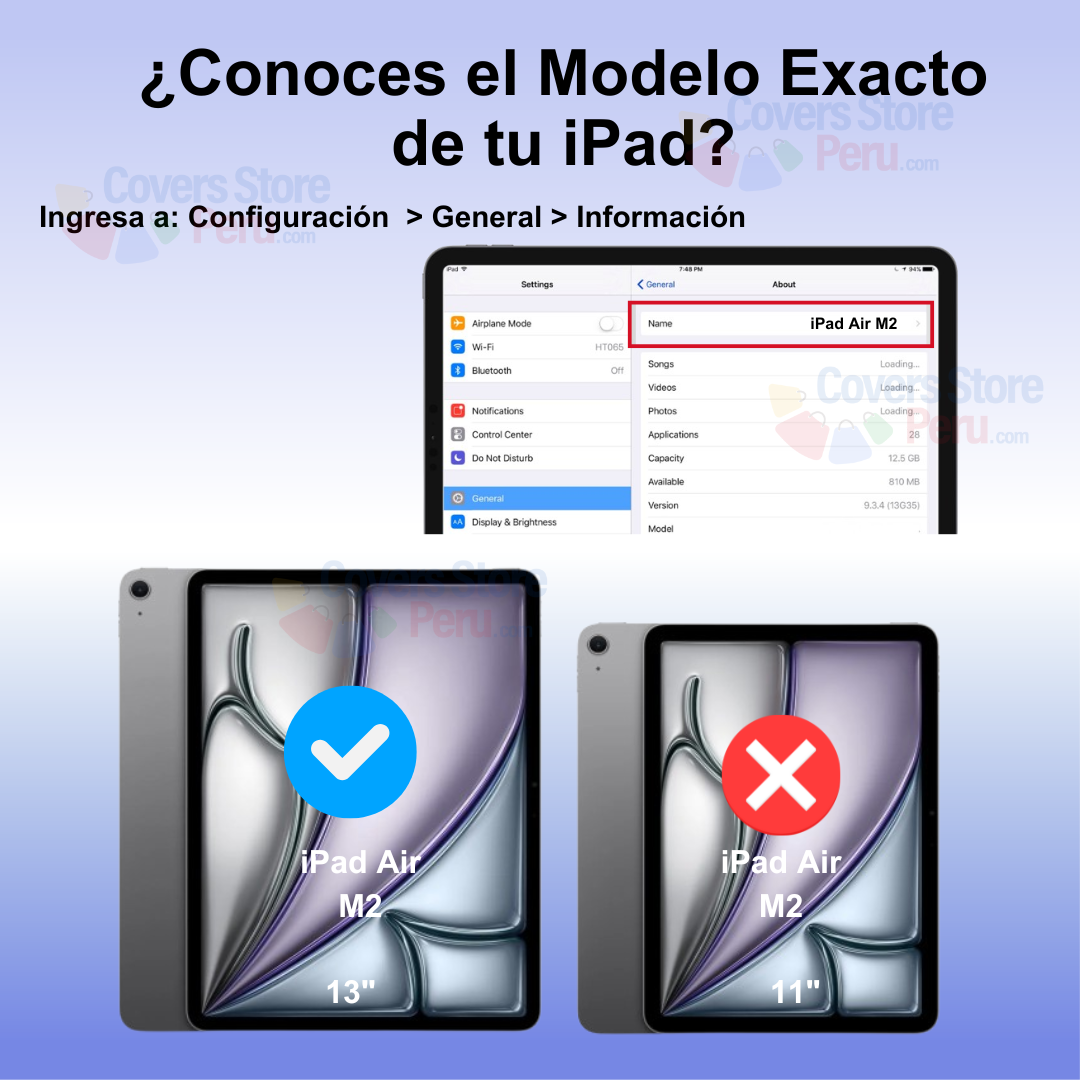 Mica para iPad Air M2 13" de Vidrio Templado Antishock