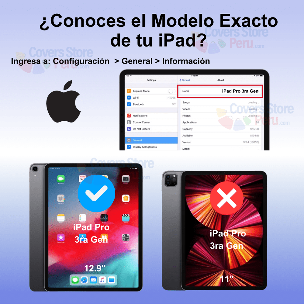 Mica para iPad Pro 3ra Gen 12.9" - A1876 Hydrogel Antishock