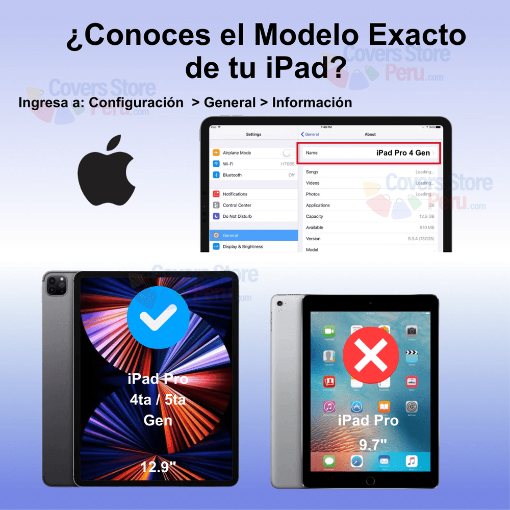 Mica para iPad Pro 5ta Gen 12.9" - A2378 Hydrogel Antishock