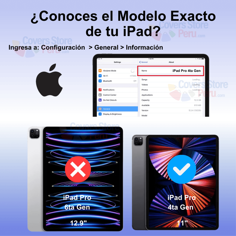 Mica para iPad Pro 11 4ta Gen de Vidrio Templado Antishock