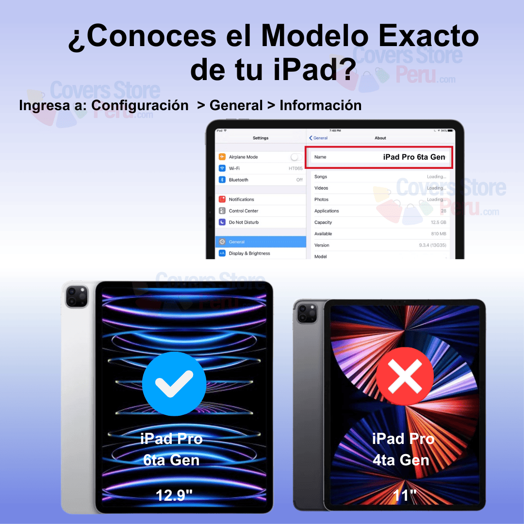 Mica for iPad Pro 6ta Gen 12.9" de Cerámica Matte Antiespia