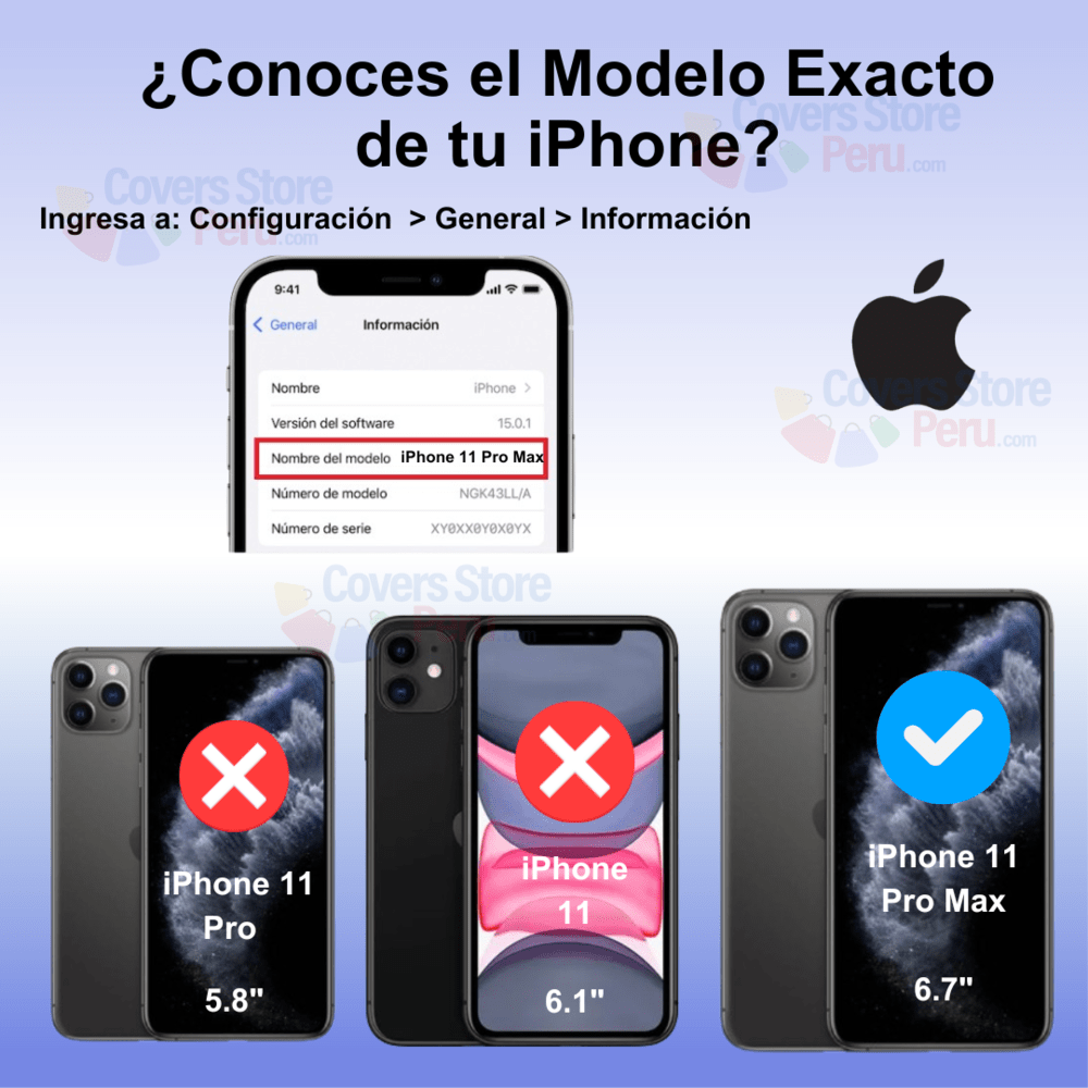 Mica iPhone 11 Pro Max Protector de Pantalla Black 20K Mate