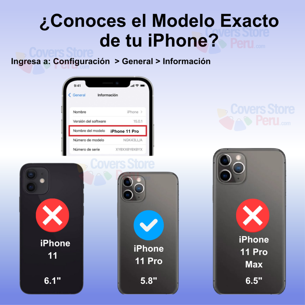 Funda iPhone 11 Pro Magsafe con Protector de Camara Azul