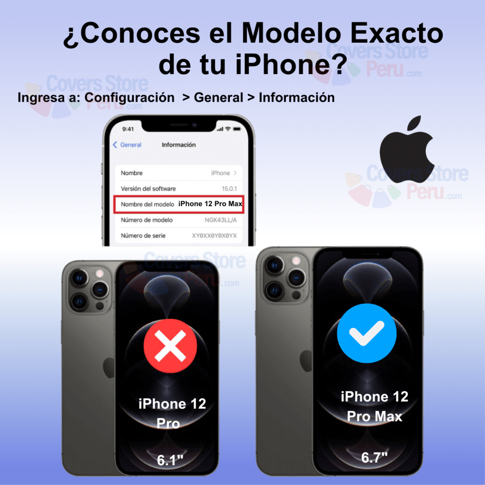 Mica para iPhone 12 Pro Max Antiespía Black Edition 20K