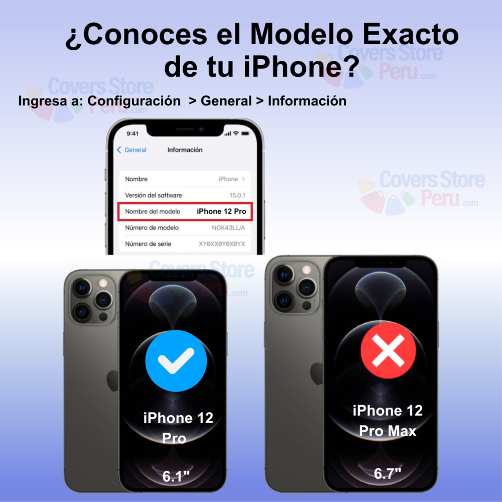 Mica - iPhone 12 Pro Antiespía Black Edition 20K Antishock