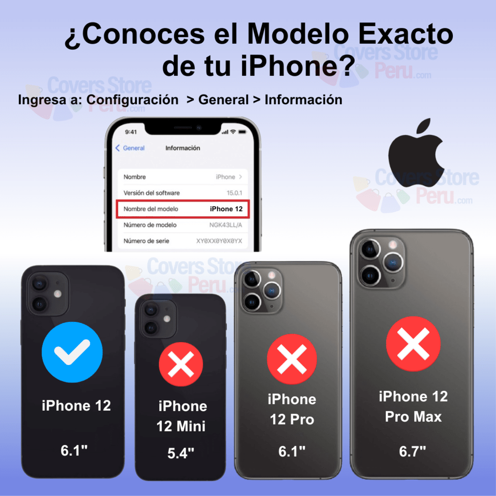 Funda iPhone 12 Magsafe + Protector de Camara Plateado