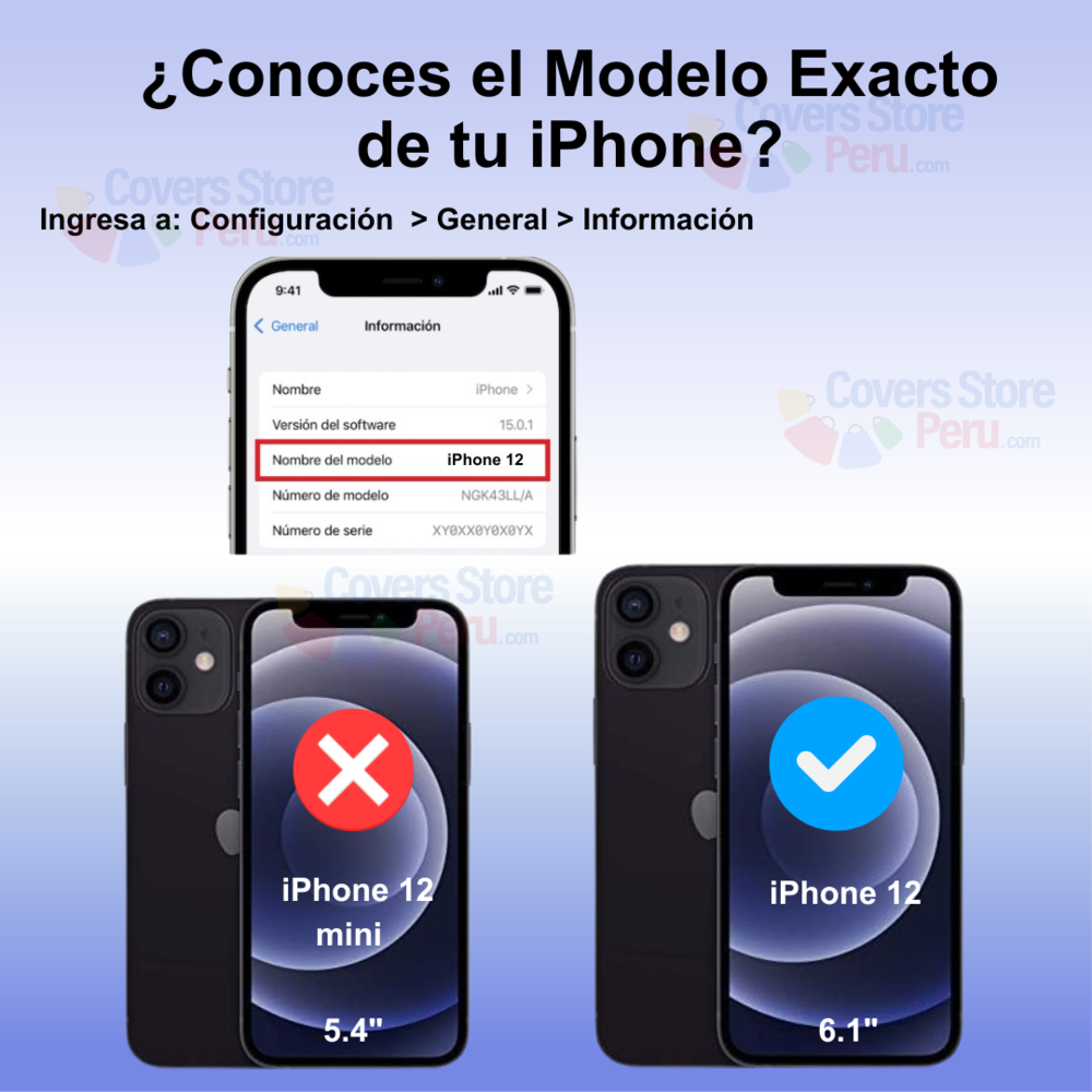 Mica de iPhone 12 Protector de Pantalla Vidrio 9D Antishock