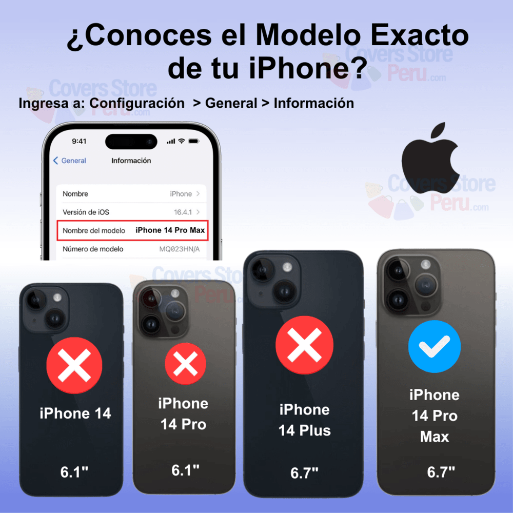 Funda Case para iPhone 14 Pro Max TPU 100% Transparente