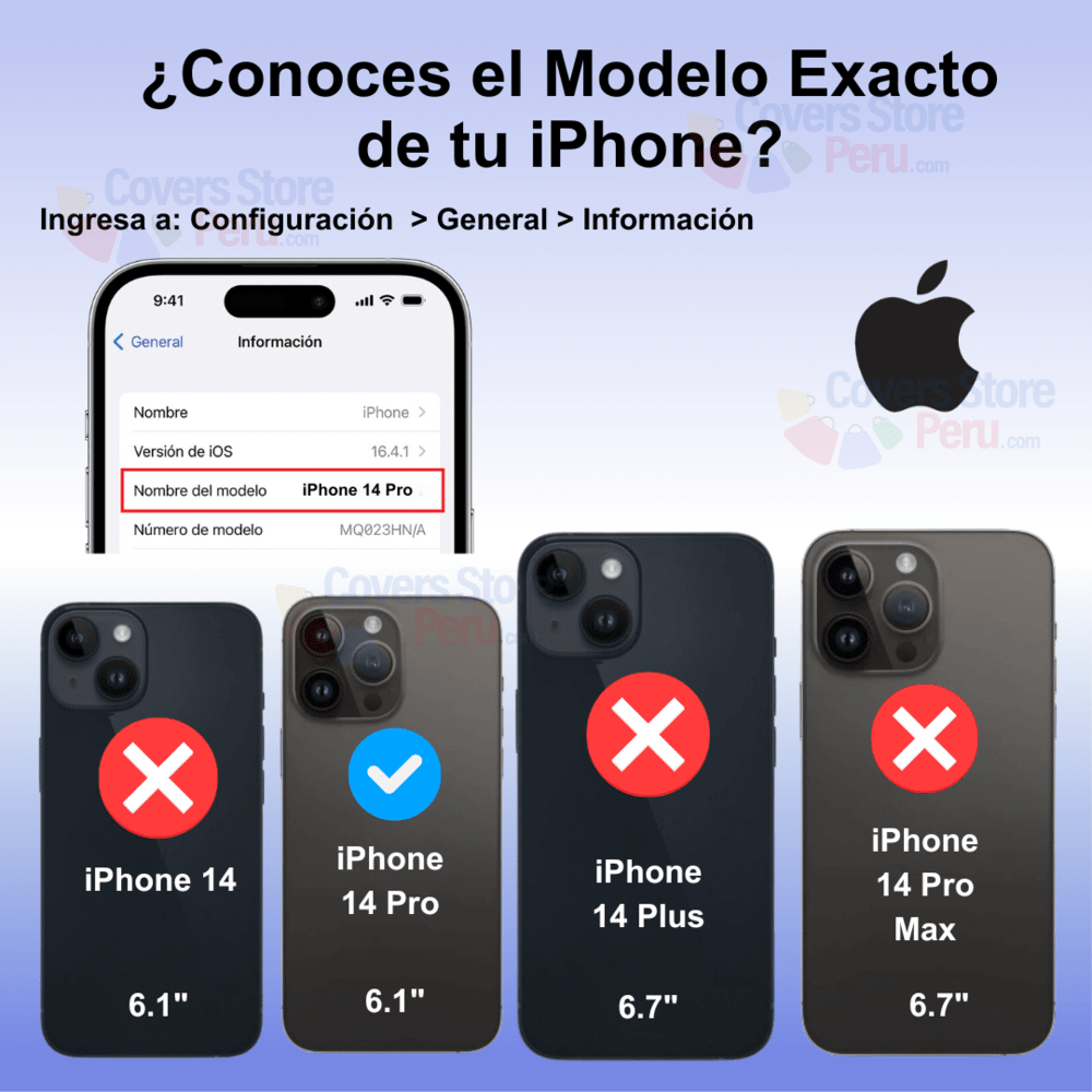 Funda iPhone 14 Pro Magsafe con Protector de Camara Morado