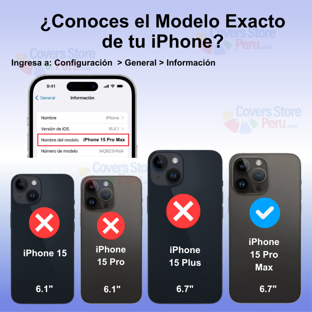 Funda para iPhone 15 Pro Max Ahumado con Anillo Negro