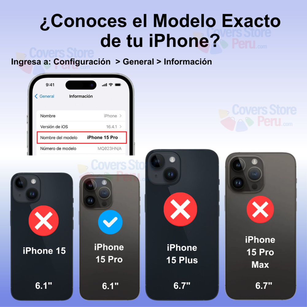 Funda Case para iPhone 15 Pro Space Magsafe Transparente