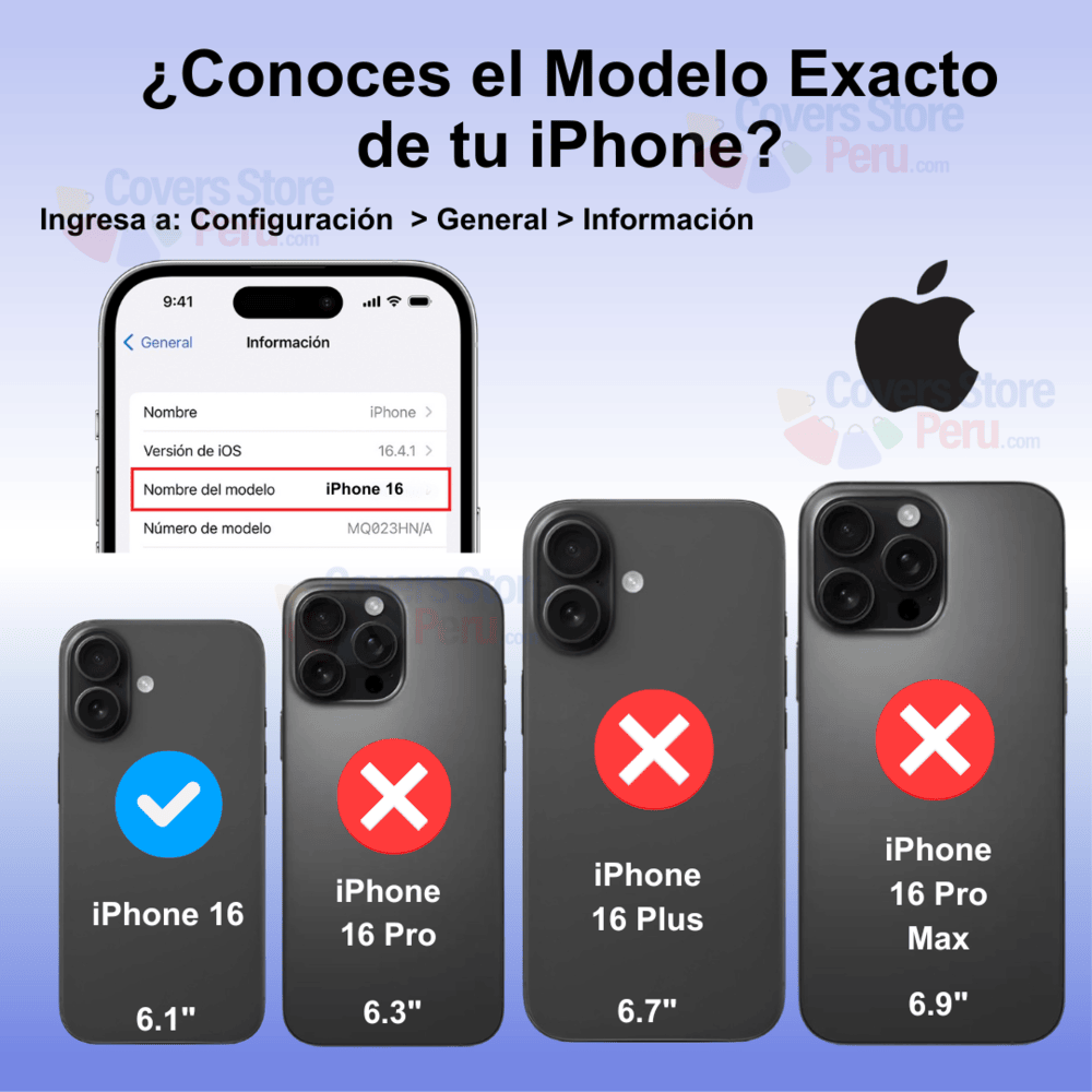Funda para iPhone 16 TPU con esquinas reforzadas