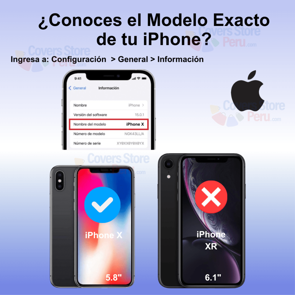 Mica para iPhone X Antiespía Black Edition 20K Antishock