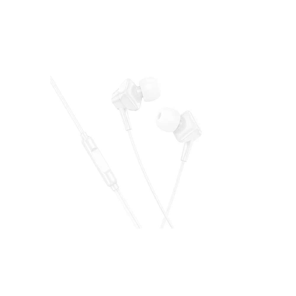 Audífono con Micrófono Hoco M113 Alámbrico Lightning Blanco