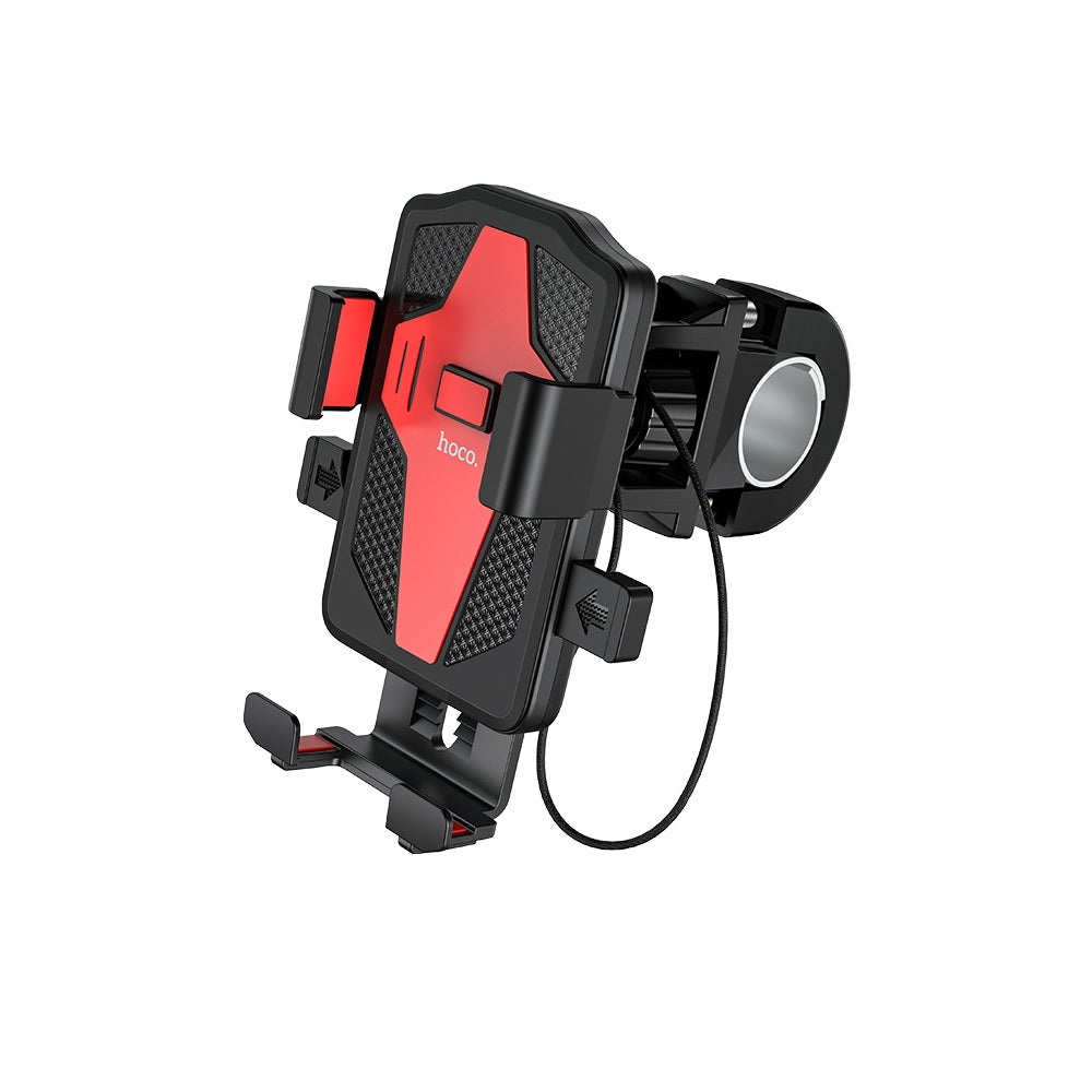 Soporte para celular Hoco CA73 Moto ManubrioNegro