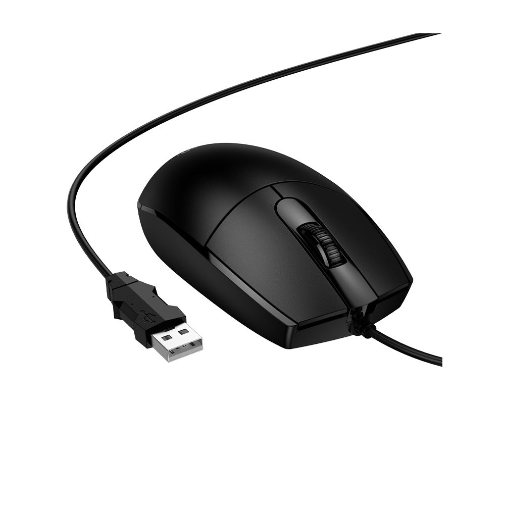 Mouse Alambrico Ergonomico Hoco GM50 Negro