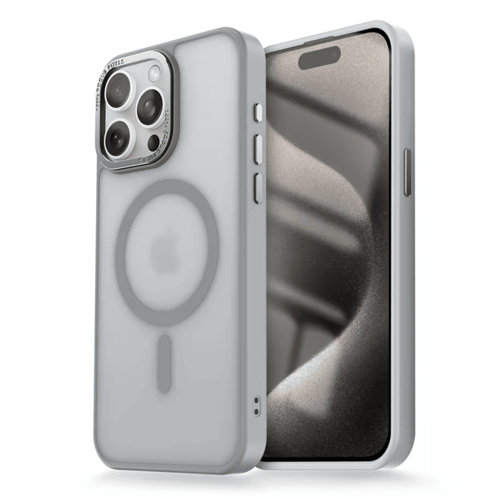 Funda para Samsung S23 Ultra Magsafe Ahumado Mate Gris