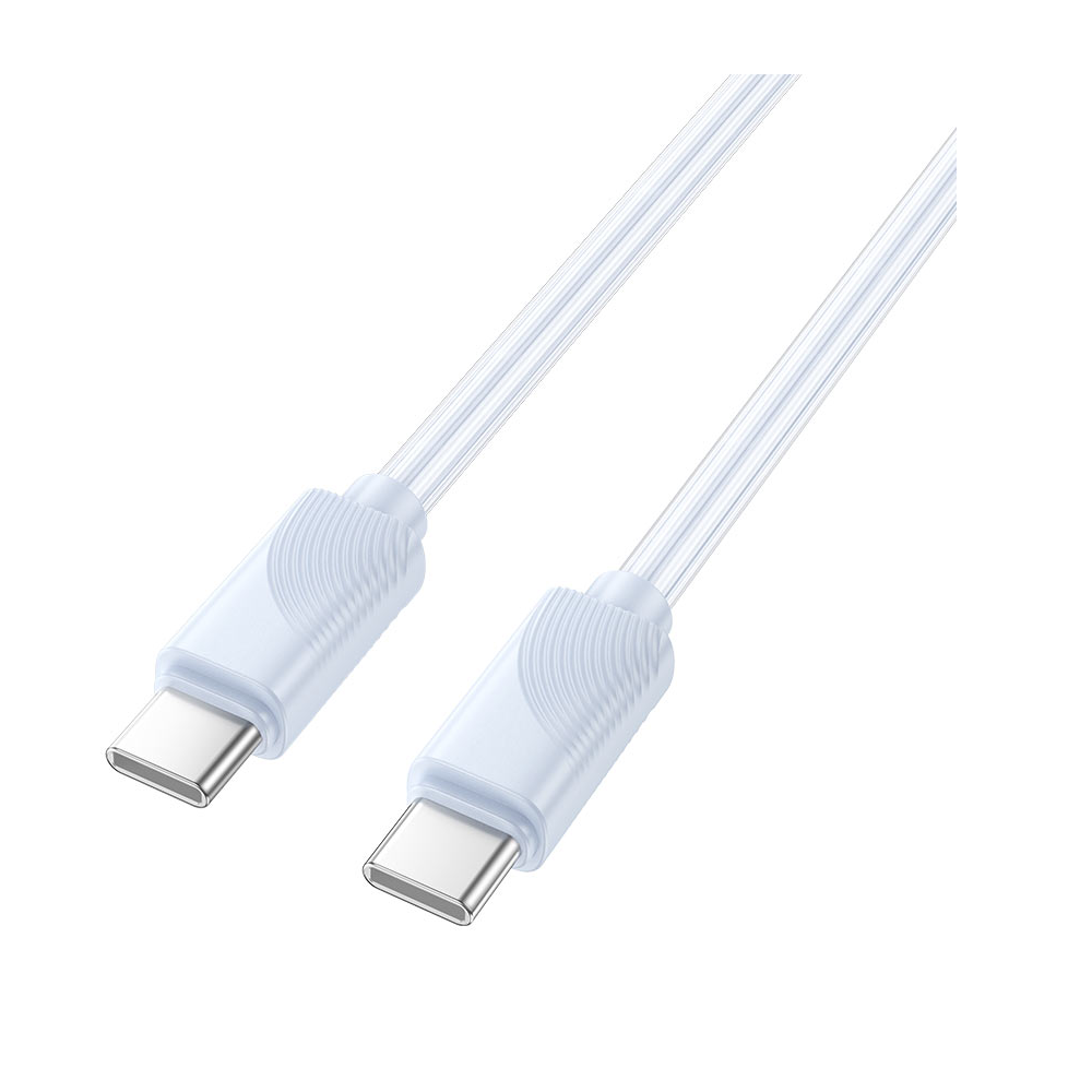 Cable Hoco X114 Energy Tipo-C a Tipo-C 60W Datos Blanco