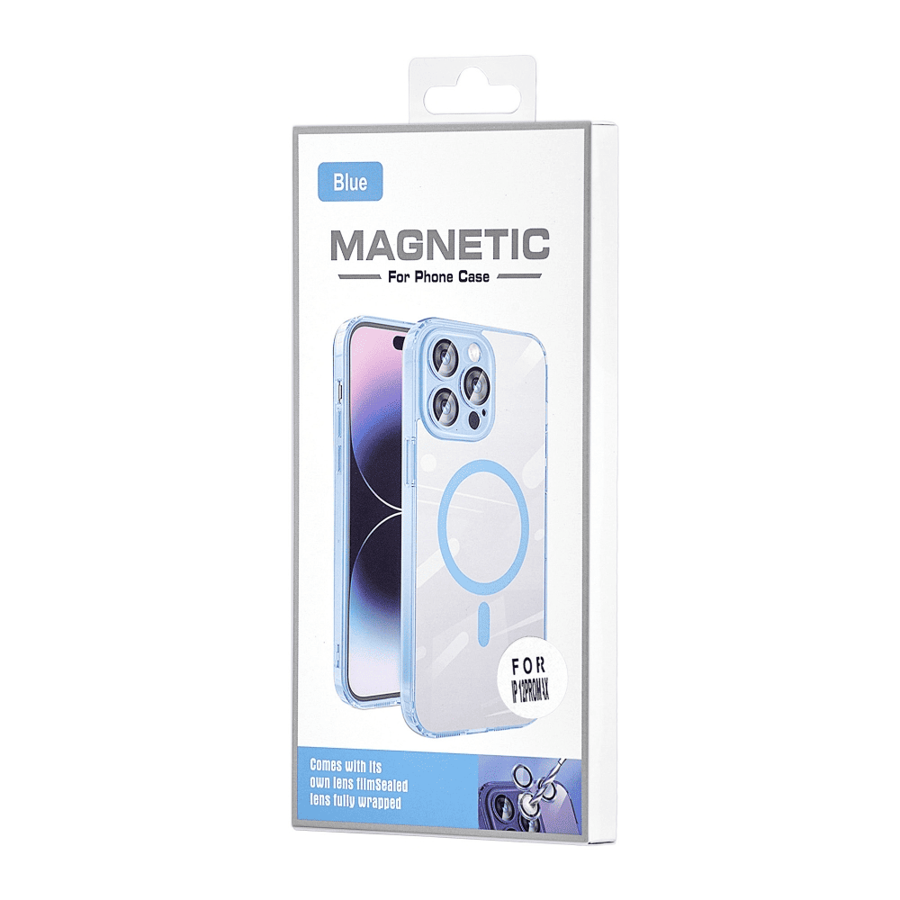 Funda para iPhone 16 Pro Max Magsafe Transparente Azul