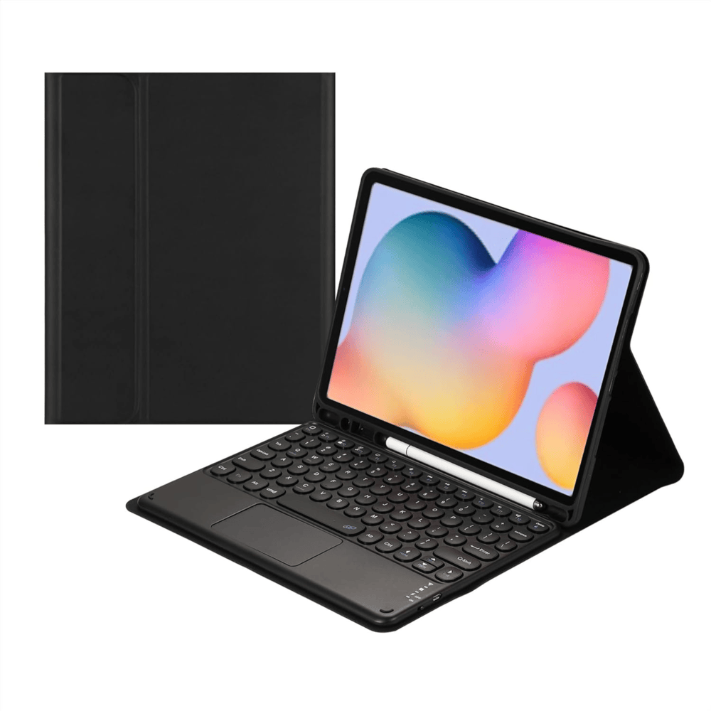 Funda con Teclado Touch para Samsung Tab S9 FE Plus Negro