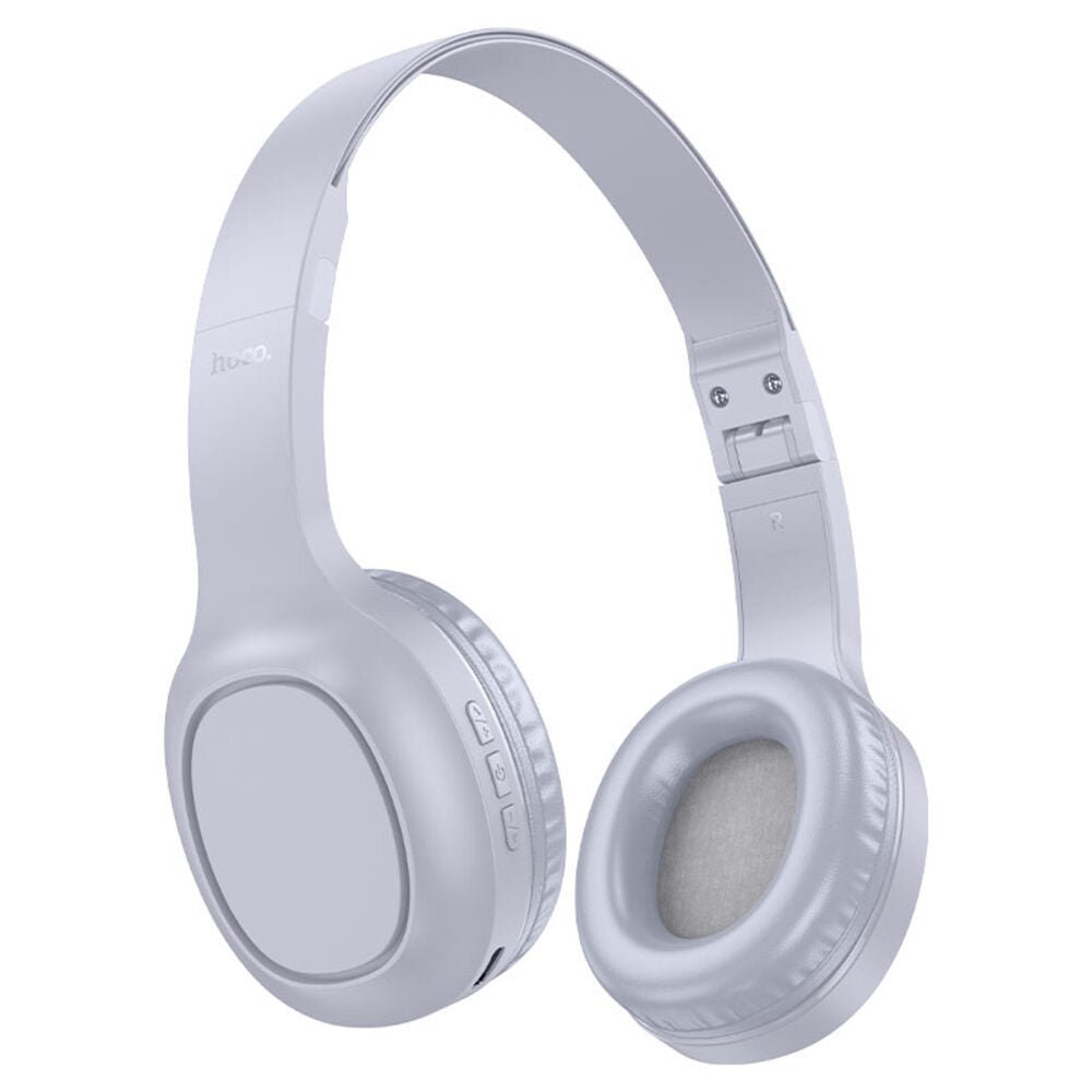 Audifonos Bluetooth Diadema Hoco W46 Charm Microfono Gris